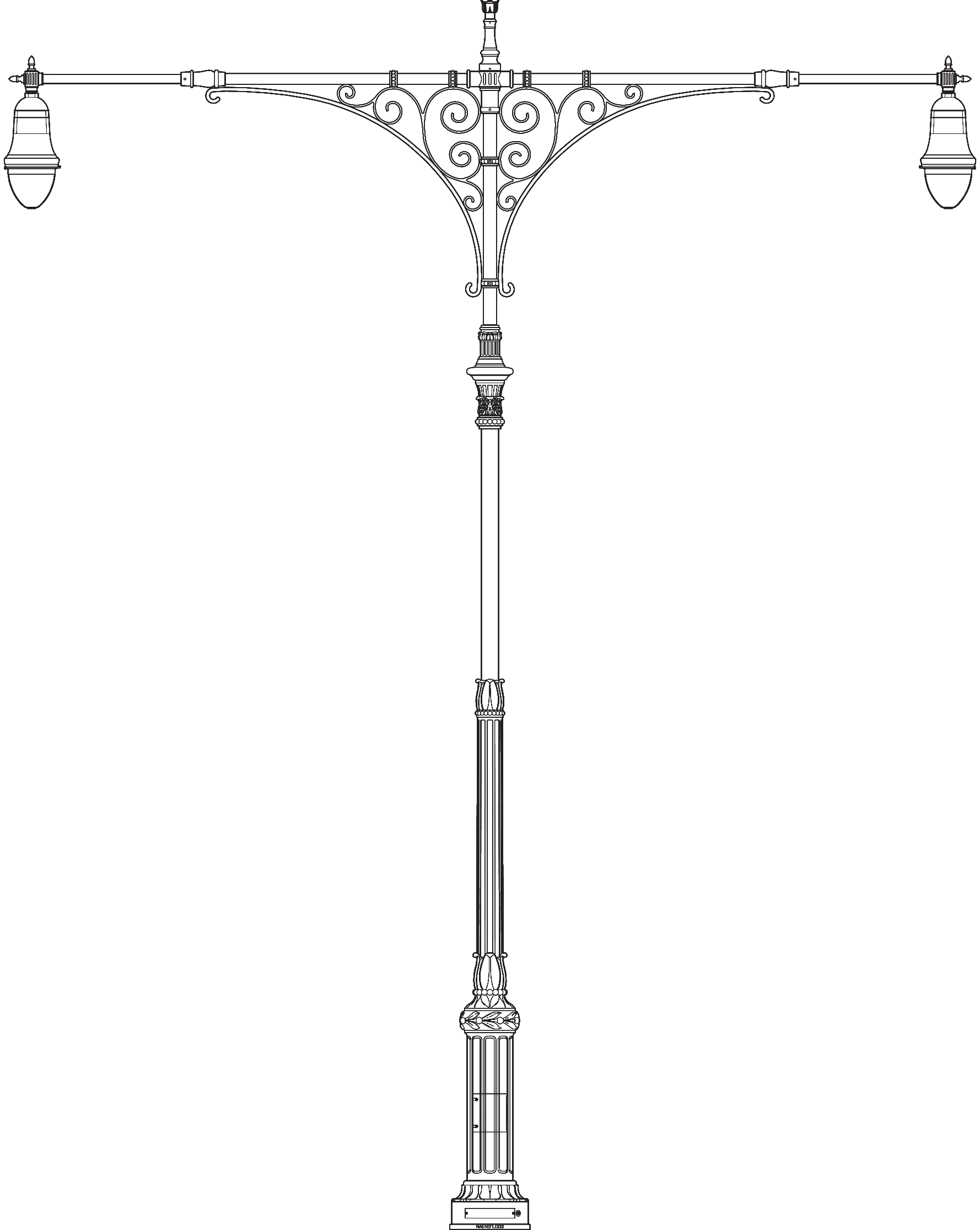 Michigan Ave Double Pole | MADI2