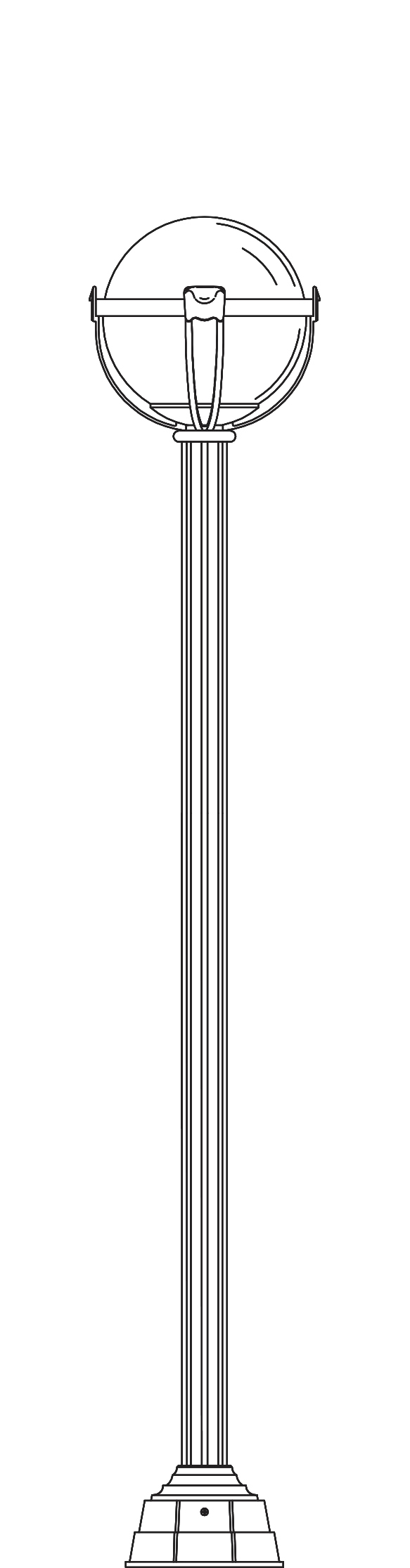 Thomas Jefferson Pole (4" Shaft) | TJA4