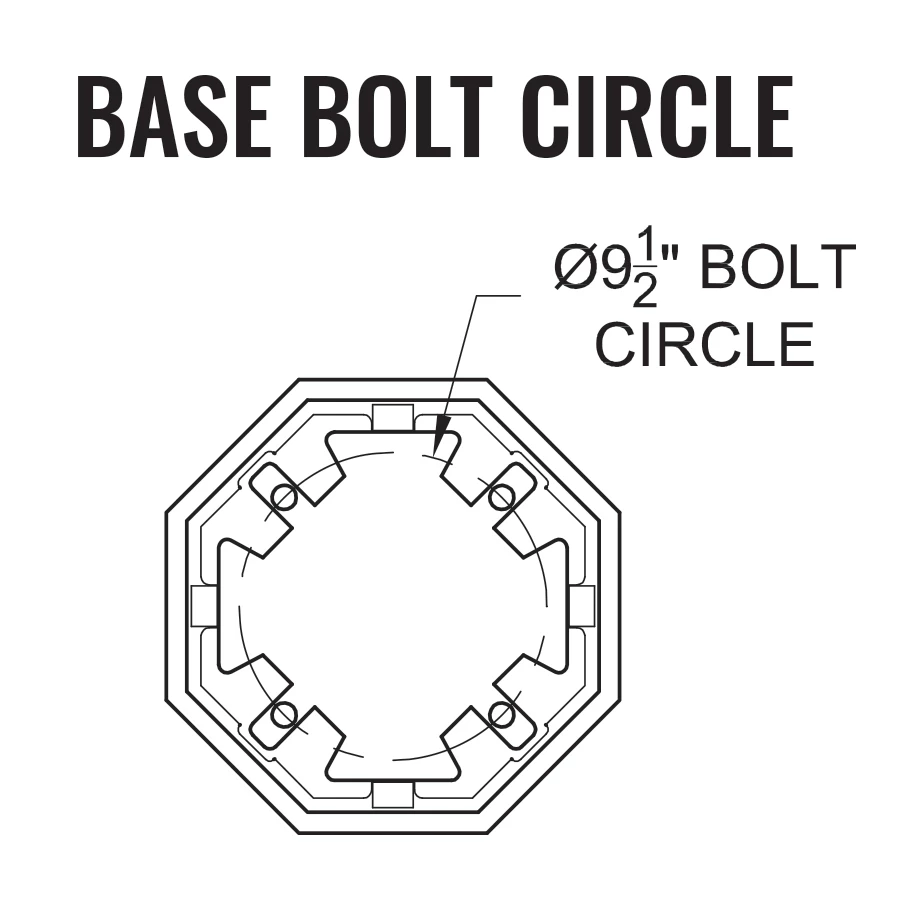 bollard-dimensinos